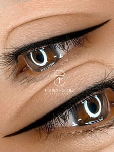Eyeliner Tattoo result by Tibi Rodríguez Master in Tracy, CA