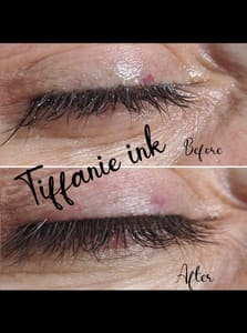 Eyeliner Tattoo result by Tiffanie ink in Roseville, CA