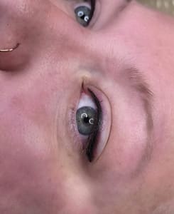 Eyeliner Tattoo result by Tiger Lily Collective in West Allis, WI