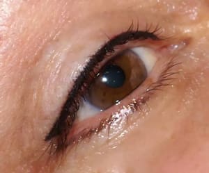 Eyeliner Tattoo result by Timeless Skin Spa in Los Gatos, CA