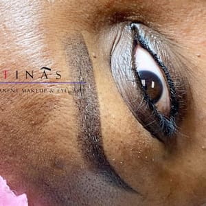 Eyeliner Tattoo result by Tina's Permanent Makeup & Eyelash in Cypress, TX