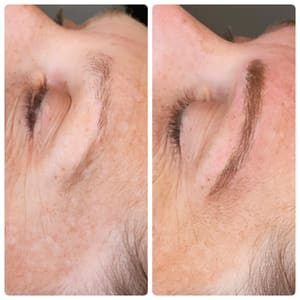 Eyeliner Tattoo result by Tinted Aesthetics in Troy, OH