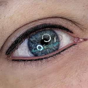 Eyeliner Tattoo result by TLC Beauty Designs in Vacaville, CA