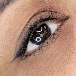 Eyeliner Tattoo result by TLC Beauty Designs in Vacaville, CA