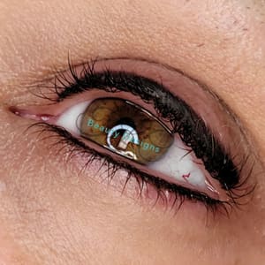 Eyeliner Tattoo result by TLC Beauty Designs in Vacaville, CA