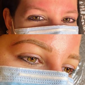 Eyeliner Tattoo result by Top Shelf Wellness and Beauty in Menomonee Falls, WI