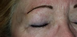 Eyeliner Tattoo result by Touch of Bliss Salon & Spa in Dewitt, IA