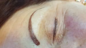 Eyeliner Tattoo result by Touch of Bliss Salon & Spa in Dewitt, IA