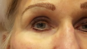 Eyeliner Tattoo result by Touch of Bliss Salon & Spa in Dewitt, IA