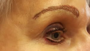 Eyeliner Tattoo result by Touch of Bliss Salon & Spa in Dewitt, IA