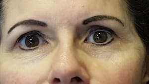 Eyeliner Tattoo result by Touch of Bliss Salon & Spa in Dewitt, IA