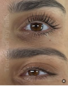 Eyeliner Tattoo result by Touched By Ink - permanent makeup artistry in Davie, FL