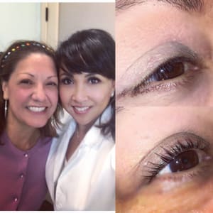 Eyeliner Tattoo result by Tricia B Skincare, Beauty & Waxing Studio in Glendale, CA
