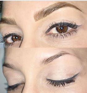 Eyeliner Tattoo result by Tulsi Microblading & Eyelash Studio in Plano, TX