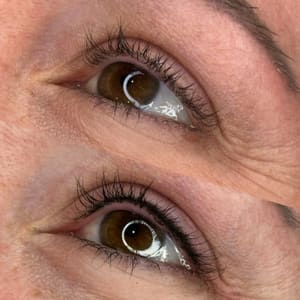 Eyeliner Tattoo result by Two Daisies Brow Bar & Infinity Jewelry in Washington, IN