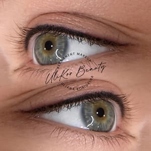 Eyeliner Tattoo result by ULIKOR Beauty Permanent Makeup Cleveland in Strongsville, OH