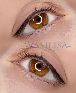 Eyeliner Tattoo result by Vasilisa Permanent Makeup & Microblading in Houston, TX