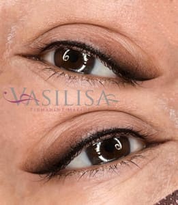 Eyeliner Tattoo result by Vasilisa Permanent Makeup & Microblading in Houston, TX