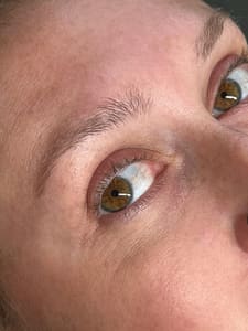 Eyeliner Tattoo result by Velvet Ink Studio in Waynesville, NC