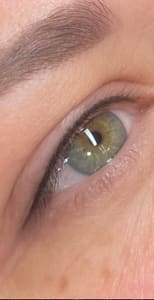 Eyeliner Tattoo result by Velvet Permanent Makeup in Tracy, CA