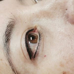 Eyeliner Tattoo result by Vibe Spa & Permanent Makeup in Dover, DE