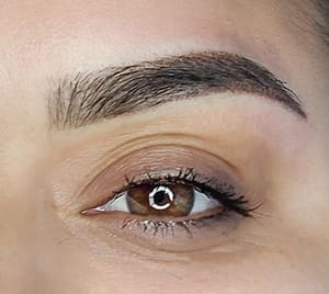 Eyeliner Tattoo result by Vibra Sculpt Permanent Makeup Studio in Sacramento, CA