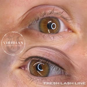 Eyeliner Tattoo result by Viridian Cosmetic Tattoo in Bellefonte, PA
