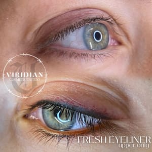 Eyeliner Tattoo result by Viridian Cosmetic Tattoo in Bellefonte, PA