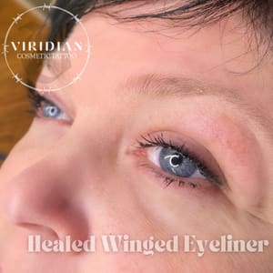 Eyeliner Tattoo result by Viridian Cosmetic Tattoo in Bellefonte, PA