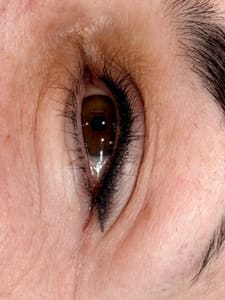 Eyeliner Tattoo result by Virtuoso Permanent Makeup in Brooklyn, NY
