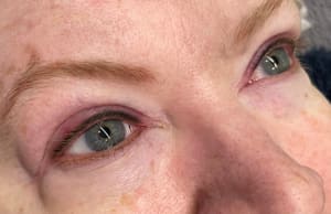 Eyeliner Tattoo result by VK Eyebrow Services in Warsaw, IN