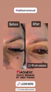 Eyeliner Tattoo result by Vylet Rose Cosmetic Artistry LLC in Missouri City, TX