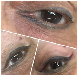 Eyeliner Tattoo result by Wendy Lash & Brow - Microblading & Lash Extensions in Laureldale, PA