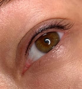 Eyeliner Tattoo result by Wesley Cavendish Microblading and Cosmetic Tattooing in Richmond, IN