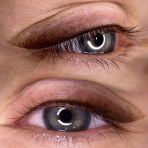 Eyeliner Tattoo result by WESTNA Permanent makeup and Training in Charlotte, NC