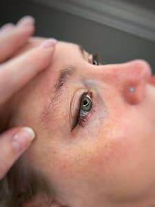 Eyeliner Tattoo result by WESTNA Permanent makeup and Training in Charlotte, NC