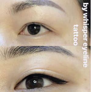 Eyeliner Tattoo result by Whisper Beauty Tattoo in Los Angeles, CA