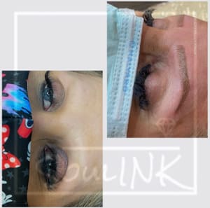 Eyeliner Tattoo result by White Feather Wellness and Soul INK PMUA in Butler, PA