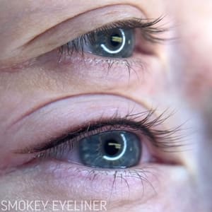 Eyeliner Tattoo result by White Moth in Indianapolis, IN