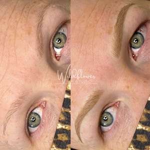 Eyeliner Tattoo result by Wildflower Ink Studio in Knoxville, TN
