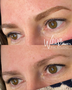 Eyeliner Tattoo result by Wildflower Ink Studio in Knoxville, TN