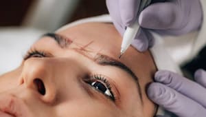 Eyeliner Tattoo result by Wink Brows Pouts Tiny Tattoos & Waxing in Fredericksburg, VA