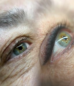 Eyeliner Tattoo result by Wipsha Beauty Salon in Centennial, CO