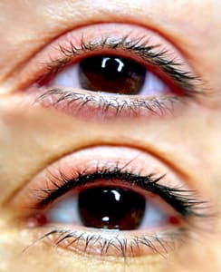 Eyeliner Tattoo result by Woke Up Like This, cosmetic tattooing in Raleigh, NC