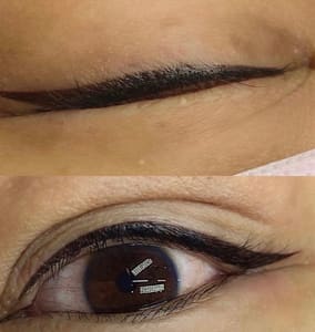 Eyeliner Tattoo result by WOW Brows Studio in Lexington, KY