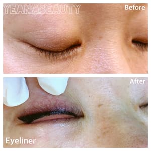 Eyeliner Tattoo result by Yeana Beauty in Los Angeles, CA