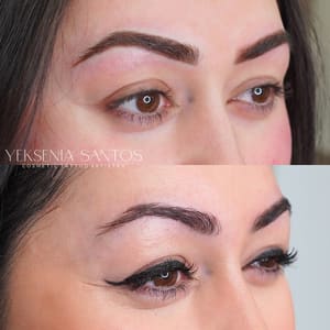 Eyeliner Tattoo result by Yeksenia Santos Cosmetic Tattoo Artistry in Alexandria, VA