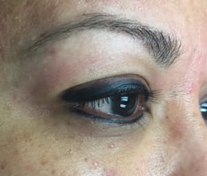 Eyeliner Tattoo result by Your Body Your Skin in Folsom, CA