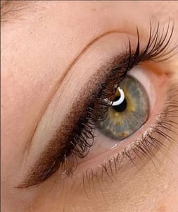 Eyeliner Tattoo result by Zoe's Lash Bar & Spa in Nashville, TN