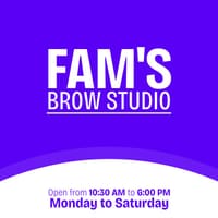 FAM's Brow Studio - permanent makeup work